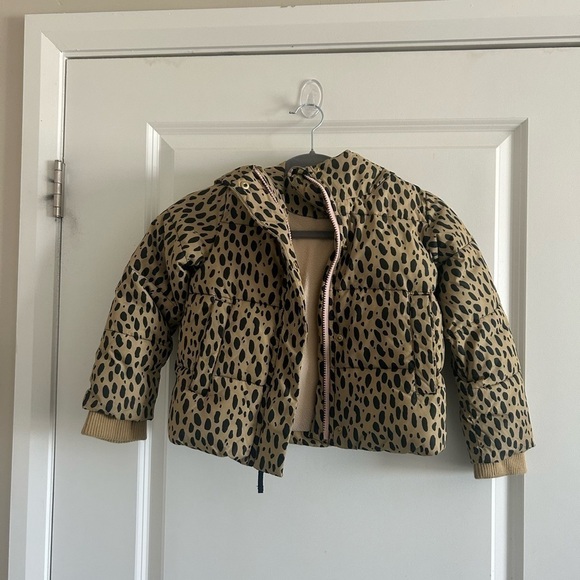 Crewcuts Leopard Print Coat 4-5